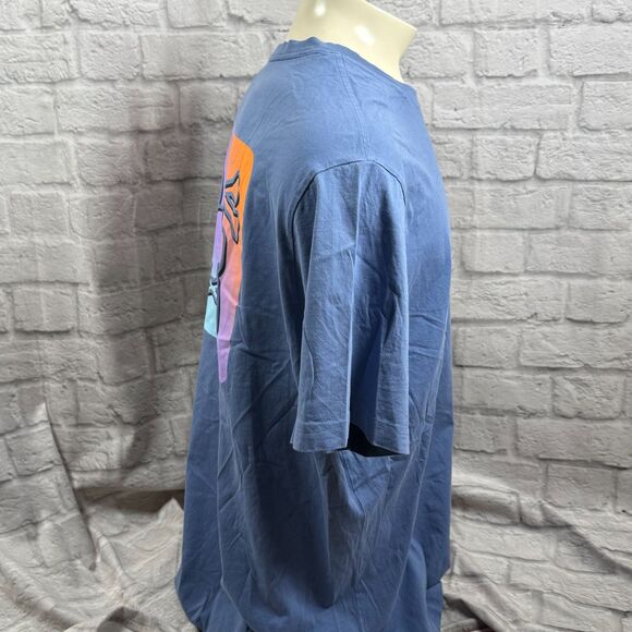 Psycho Bunny Graphic Rabbit Skull And Crossbones Men's 3XL T-Shirt Ombre Print - Picture 3 of 8